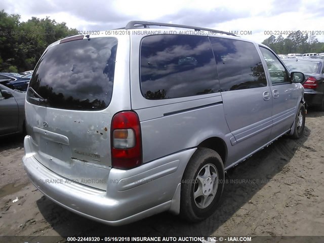 1GHDX03E9YD124061 - 2000 OLDSMOBILE SILHOUETTE SILVER photo 4