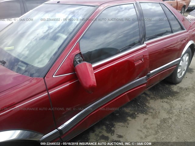 1G6KS52Y7VU831825 - 1997 CADILLAC SEVILLE SLS RED photo 6