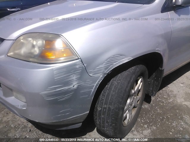 2HNYD18986H511325 - 2006 ACURA MDX TOURING SILVER photo 6