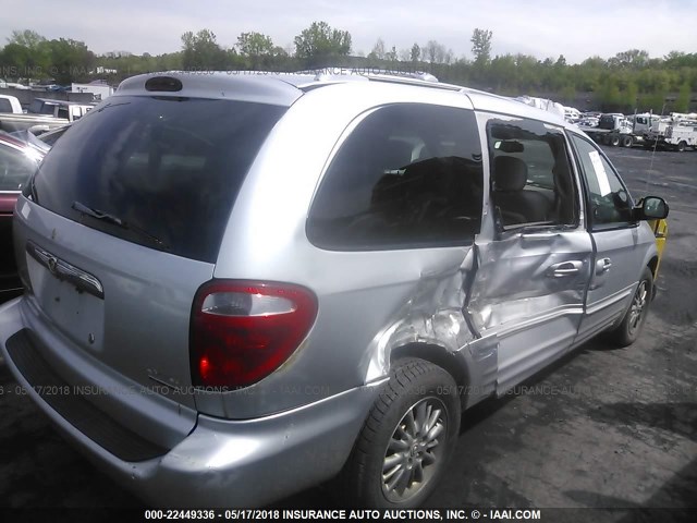 2C8GT64L23R192771 - 2003 CHRYSLER TOWN & COUNTRY LIMITED SILVER photo 4
