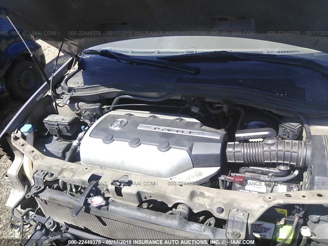 2HNYD18273H547408 - 2003 ACURA MDX GOLD photo 10