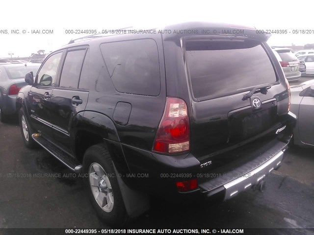 JTEZT17R130012084 - 2003 TOYOTA 4RUNNER LIMITED BLACK photo 3