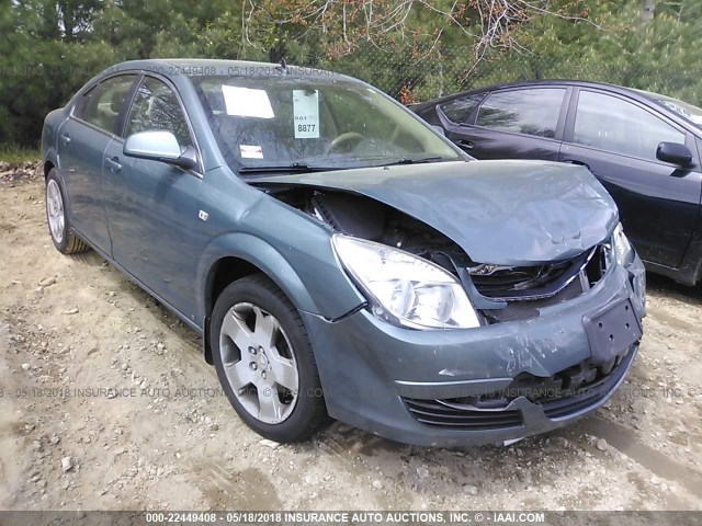 1G8ZS57B49F128073 - 2009 SATURN AURA XE TURQUOISE photo 1