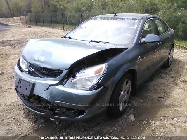 1G8ZS57B49F128073 - 2009 SATURN AURA XE TURQUOISE photo 2