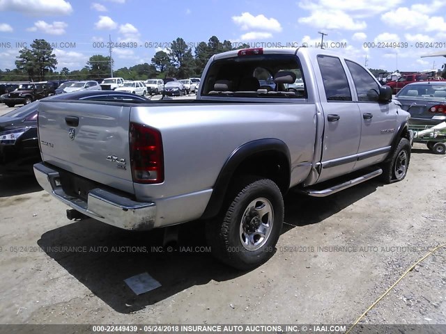 3D7KS28C35G755164 - 2005 DODGE RAM 2500 ST/SLT 银色 照片 4