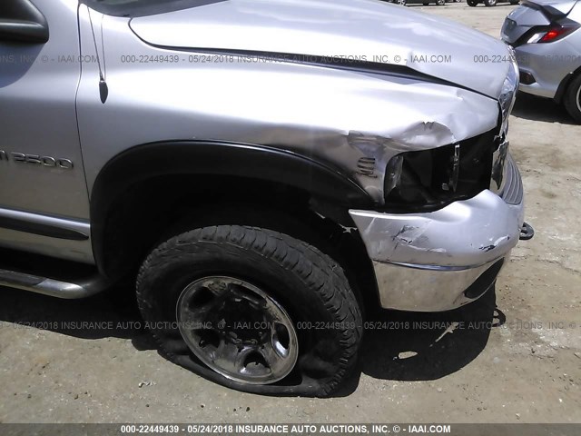 3D7KS28C35G755164 - 2005 DODGE RAM 2500 ST/SLT 银色 照片 6
