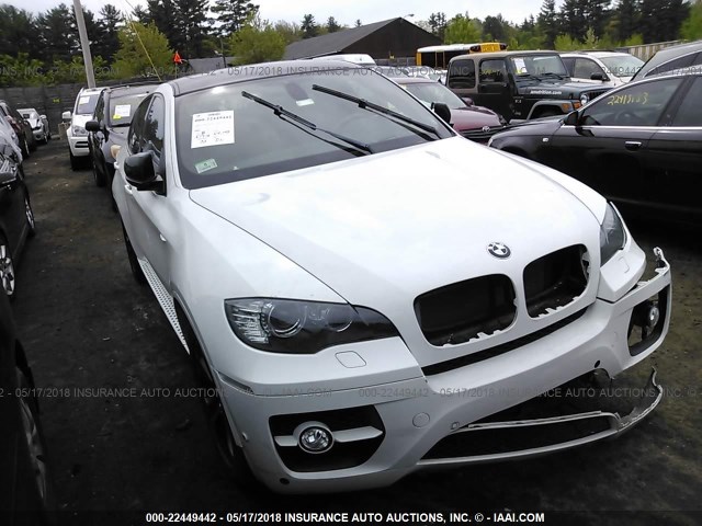 5UXFG8C55BLZ95984 - 2011 BMW X6 XDRIVE50I WHITE photo 1