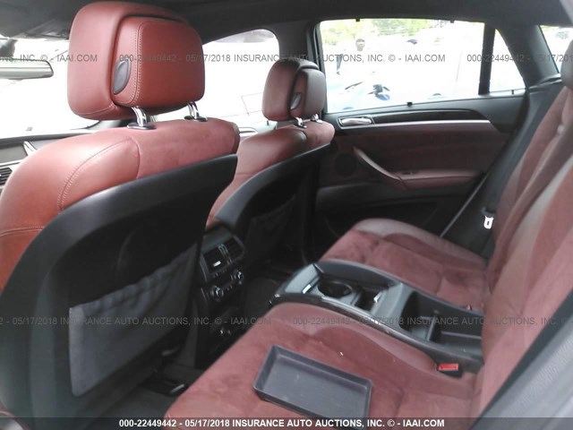 5UXFG8C55BLZ95984 - 2011 BMW X6 XDRIVE50I WHITE photo 8