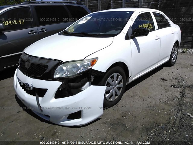 JTDBL40EX9J041326 - 2009 TOYOTA COROLLA LE/XLE WHITE photo 2
