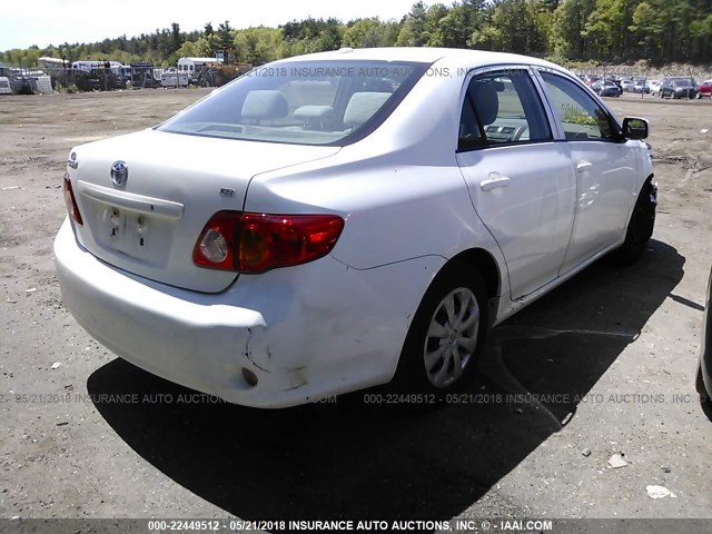JTDBL40EX9J041326 - 2009 TOYOTA COROLLA LE/XLE WHITE photo 4
