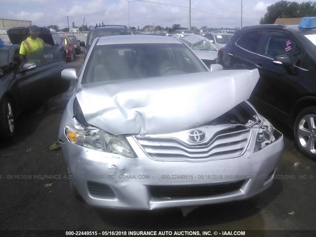 4T1BF3EK8AU531732 - 2010 TOYOTA CAMRY SE/LE/XLE 银色 照片 6