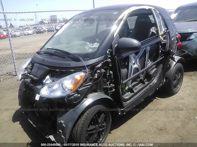 WMEEJ3BA6EK745990 - 2014 SMART FORTWO PURE/PASSION BLACK photo 2