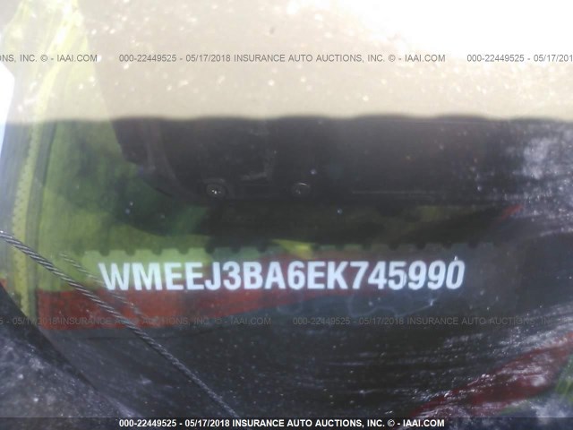 WMEEJ3BA6EK745990 - 2014 SMART FORTWO PURE/PASSION BLACK photo 9