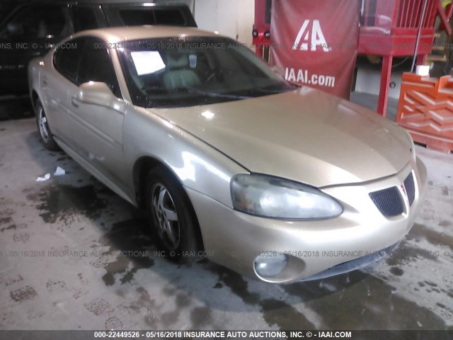 2G2WS522741365631 - 2004 PONTIAC GRAND PRIX GT2 ოქროსფერი ფოტო 1