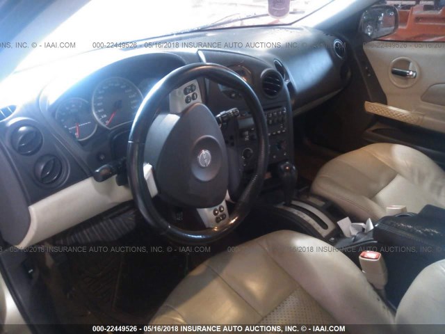 2G2WS522741365631 - 2004 PONTIAC GRAND PRIX GT2 ოქროსფერი ფოტო 5