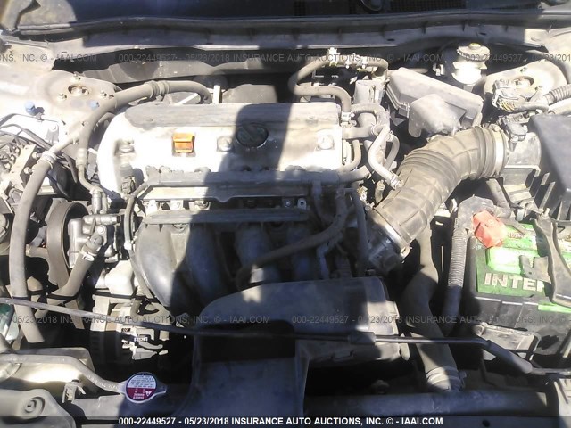 1HGCP26409A116516 - 2009 HONDA ACCORD LXP GRAY photo 10