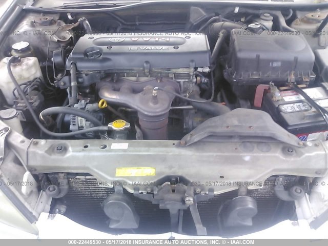 4T1BE32K75U046835 - 2005 TOYOTA CAMRY LE/XLE/SE ვერცხლისფერი ფოტო 10