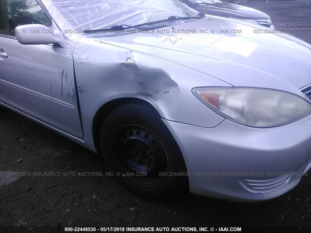 4T1BE32K75U046835 - 2005 TOYOTA CAMRY LE/XLE/SE ვერცხლისფერი ფოტო 6