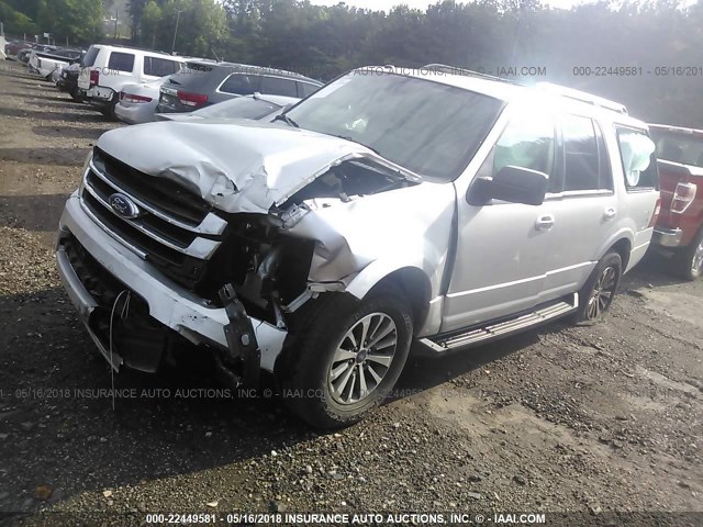 1FMJU1JT1GEF54101 - 2016 FORD EXPEDITION XLT/KING RANCH SILVER photo 2