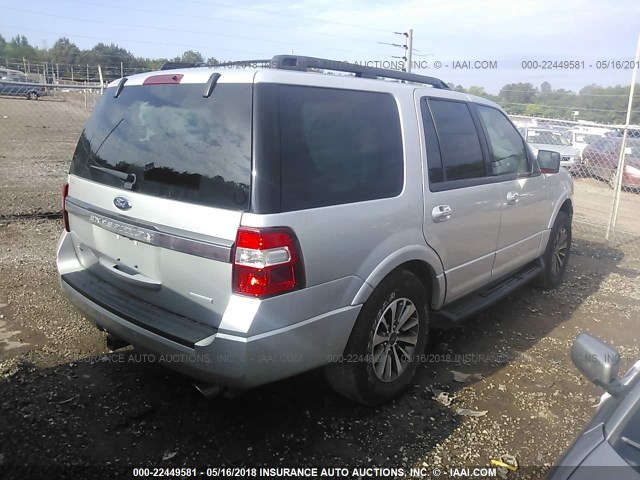1FMJU1JT1GEF54101 - 2016 FORD EXPEDITION XLT/KING RANCH SILVER photo 4