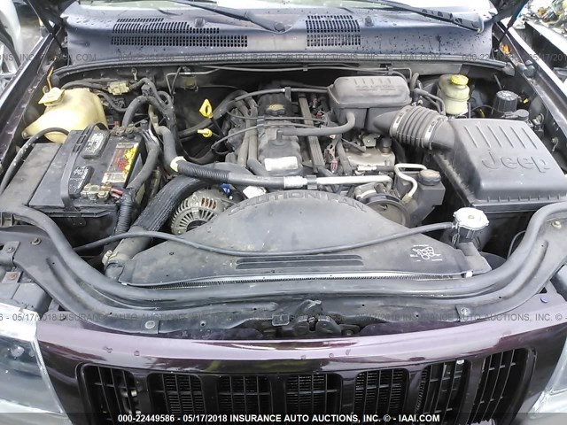 1J4GX48S34C288411 - 2004 JEEP GRAND CHEROKEE LAREDO/COLUMBIA/FREEDOM 紫色 照片 10