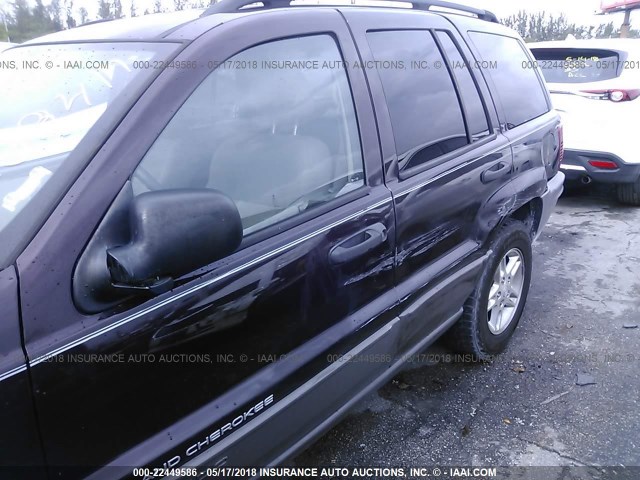 1J4GX48S34C288411 - 2004 JEEP GRAND CHEROKEE LAREDO/COLUMBIA/FREEDOM 紫色 照片 6