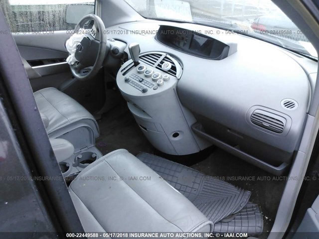 5N1BV28U05N139502 - 2005 NISSAN QUEST S/SE/SL Pewter photo 5