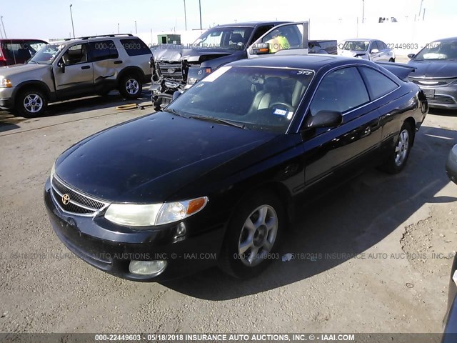 2T1CF28P2XC166366 - 1999 TOYOTA CAMRY SOLARA SE/SLE BLACK photo 2