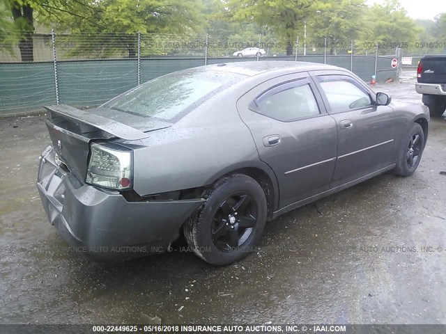 2B3CA3CV8AH231746 - 2010 DODGE CHARGER SXT GRAY photo 4