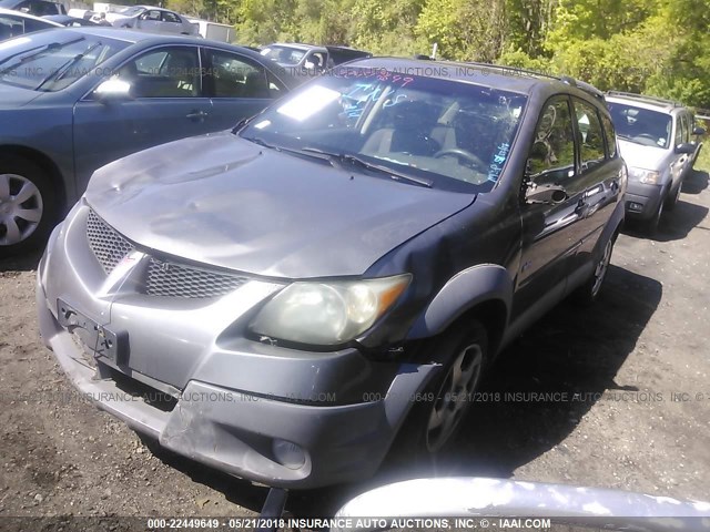 5Y2SL628X3Z474270 - 2003 PONTIAC VIBE GRAY photo 2