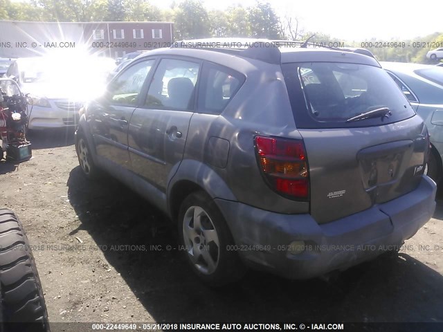 5Y2SL628X3Z474270 - 2003 PONTIAC VIBE GRAY photo 3