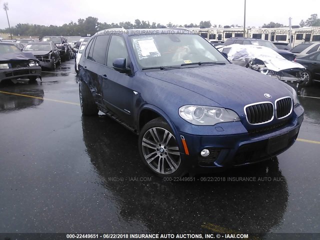 5UXZV4C54CL755743 - 2012 BMW X5 XDRIVE35I BLUE photo 1