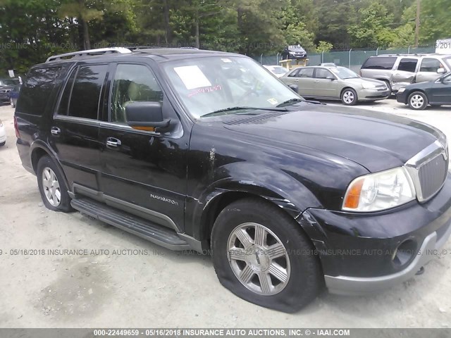 5LMFU28R54LJ19530 - 2004 LINCOLN NAVIGATOR BLACK photo 1
