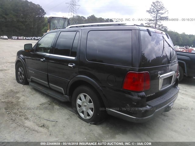 5LMFU28R54LJ19530 - 2004 LINCOLN NAVIGATOR BLACK photo 3