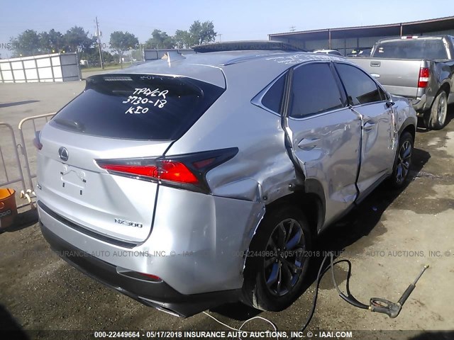 JTJYARBZ1J2092223 - 2018 LEXUS NX 300/BASE/F SPORT 银色 照片 4