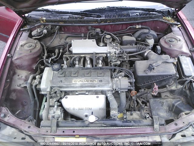 1NXAE09B1RZ158021 - 1994 TOYOTA COROLLA LE/DX MAROON photo 10