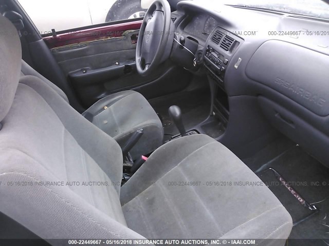 1NXAE09B1RZ158021 - 1994 TOYOTA COROLLA LE/DX MAROON photo 5