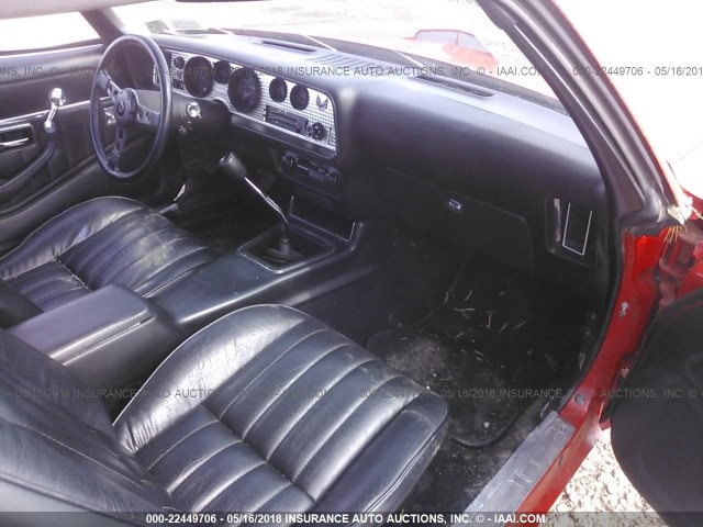 2W87Z8N149169 - 1978 PONTIAC FIREBIRD ORANGE photo 5