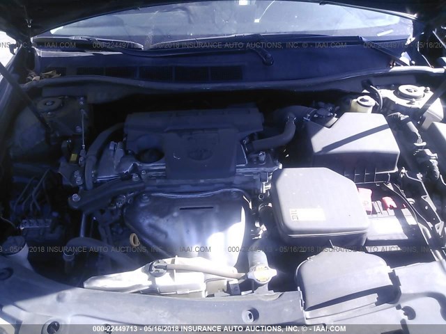 4T1BF1FK3EU469570 - 2014 TOYOTA CAMRY L/SE/LE/XLE 黑色 照片 10