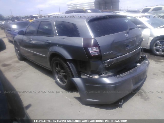 2D8GV58275H603812 - 2005 DODGE MAGNUM R/T GRAY photo 3