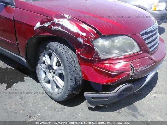 2C8GM68485R426737 - 2005 CHRYSLER PACIFICA TOURING RED photo 6