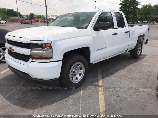 1GCRCNEH2GZ209613 - 2016 CHEVROLET SILVERADO C1500/C1500  LS WHITE photo 2