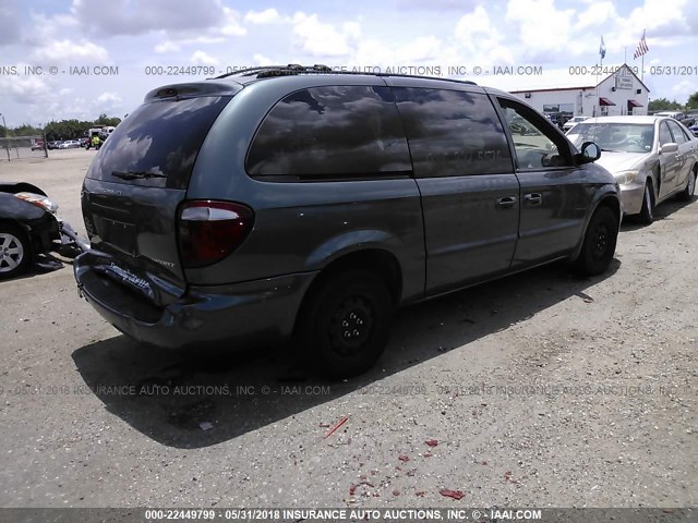 1B4GP44302B618171 - 2002 DODGE GRAND CARAVAN SPORT GRAY photo 4