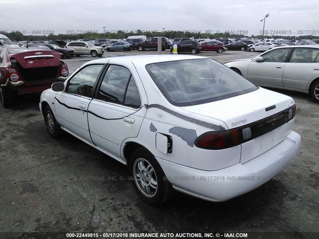 1N4AB41D2XC729137 - 1999 NISSAN SENTRA XE/GXE WHITE photo 3