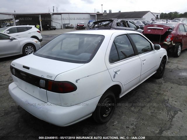 1N4AB41D2XC729137 - 1999 NISSAN SENTRA XE/GXE WHITE photo 4