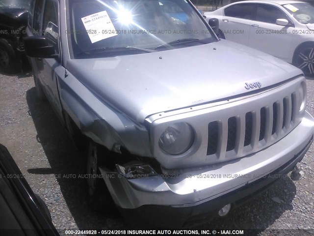 1J4NT1GA0BD288187 - 2011 JEEP PATRIOT SPORT SILVER photo 1