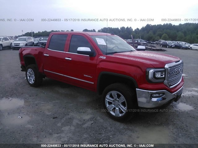 3GTU2NEC3HG406499 - 2017 GMC SIERRA K1500 SLT RED photo 1