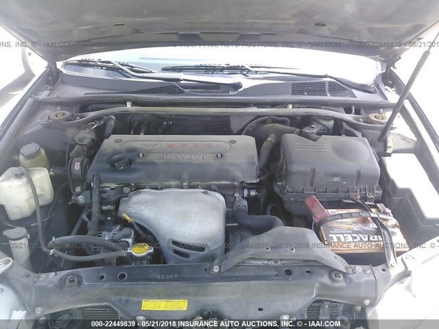 4T1BE32K42U080159 - 2002 TOYOTA CAMRY LE/XLE/SE შავი ფოტო 10