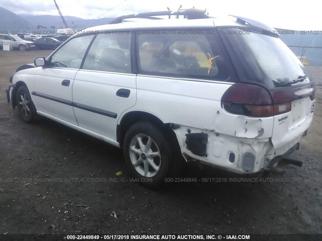 4S3BK4257V6319340 - 1997 SUBARU LEGACY BRIGHTON WHITE photo 3