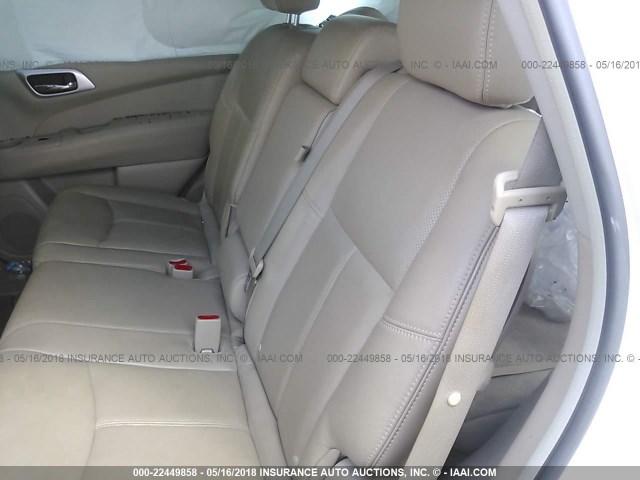 5N1AR2MN6DC631654 - 2013 NISSAN PATHFINDER S/SV/SL/PLATINUM 白色 照片 8